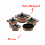 Panelas ceraflame 100% Cerâmica atoxica