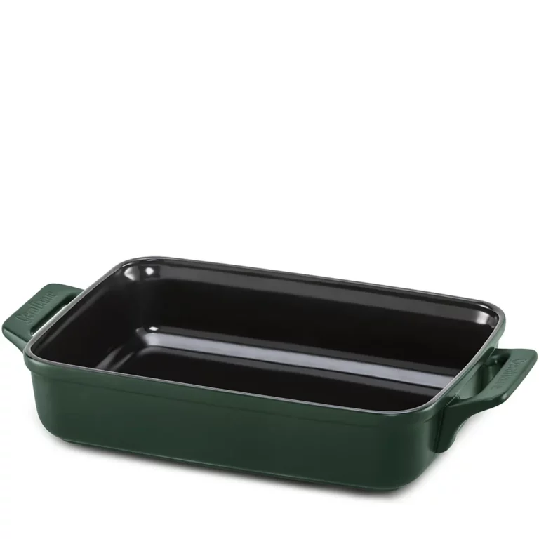 Assadeira De Cerâmica Ceraflame Retangular 34x25x7,5cm Clear - Matte