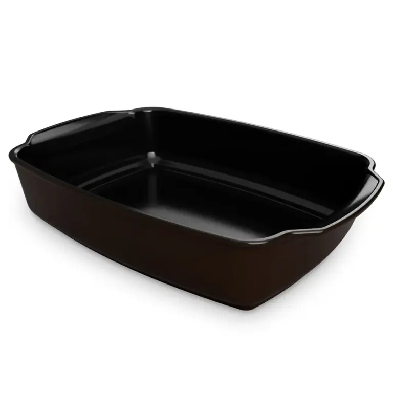 Assadeira Gusto Ceraflame Retangular  31x24x7,5cm 3500ml - Chocolate