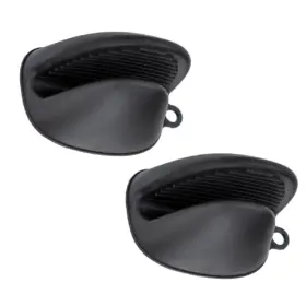 Par de luvas Silicone Pega Panela Preta - Weck