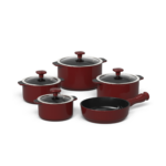 Jogo de Panelas Ceraflame Slim 5 Peças - Marsala