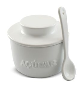 - ACUCAREIRO COM COLHER BRANCO