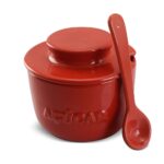 Açucareiro 350G com colher - Vermelho