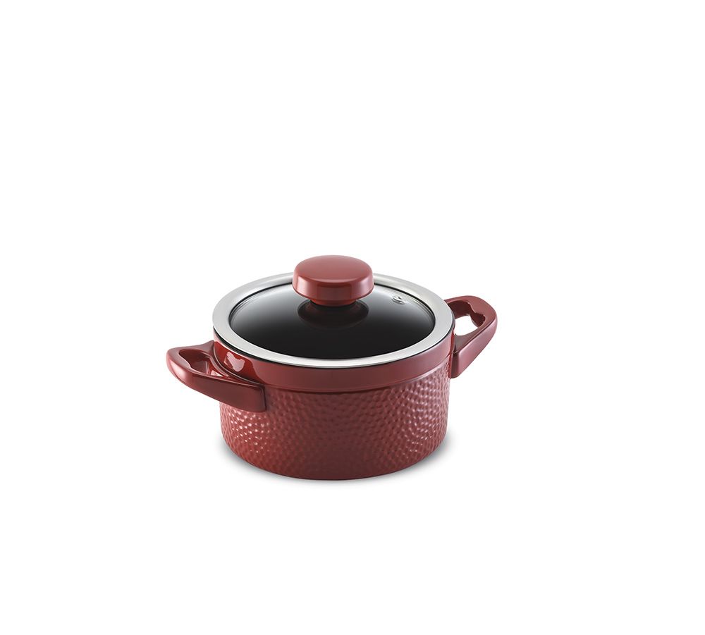 Caçarola Ceraflame Martelada 16cm 1 Com Paredes Altas E Abertura Grande