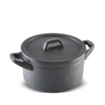 Jogo De Panelas De Cerâmica Ceraflame Martelado+ 5 Pcs Grafite - Imagem 2