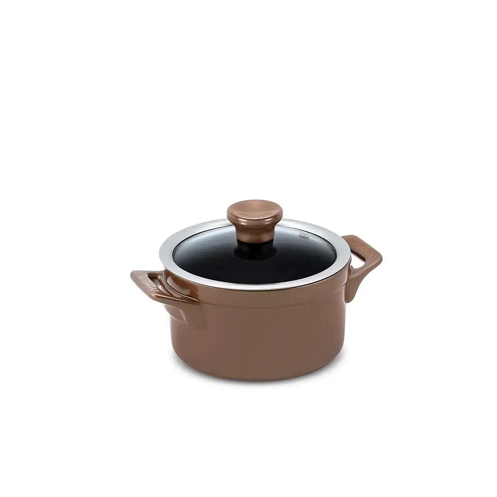 C182379423-CACAROLA-CLEAR-16CM-1500ML-COBRE Caçarola Ceraflame Clear 16cm 1500ML Cobre (Indução) - Imagem 1