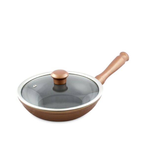 FRIGIDEIRA DUO 22CM 1000ML COBRE COM TAMPA