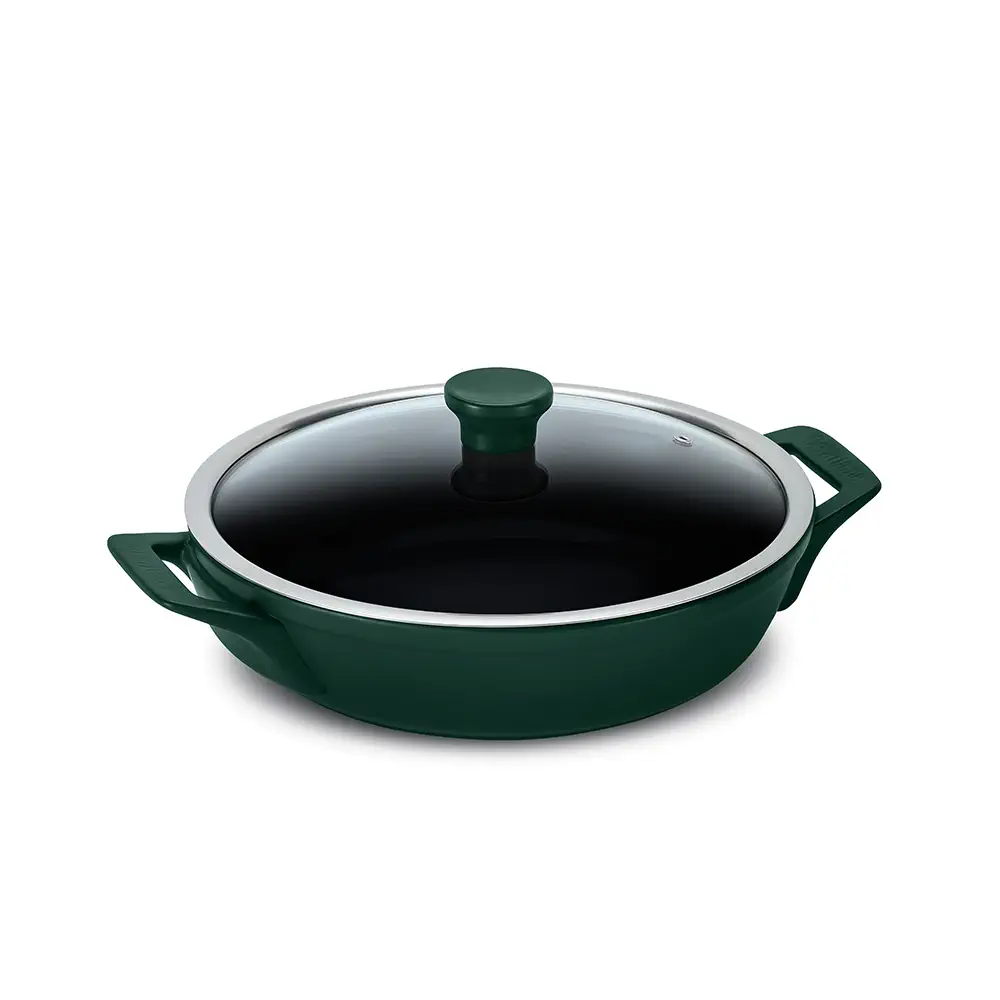 F4833343-FRIGIDEIRA-CLEAR-28CM-COM-ALCA-2500ML-MATTE Frigideira com Alças Ceraflame Clear 28cm 2500ML - Matte (Indução) - Imagem 1