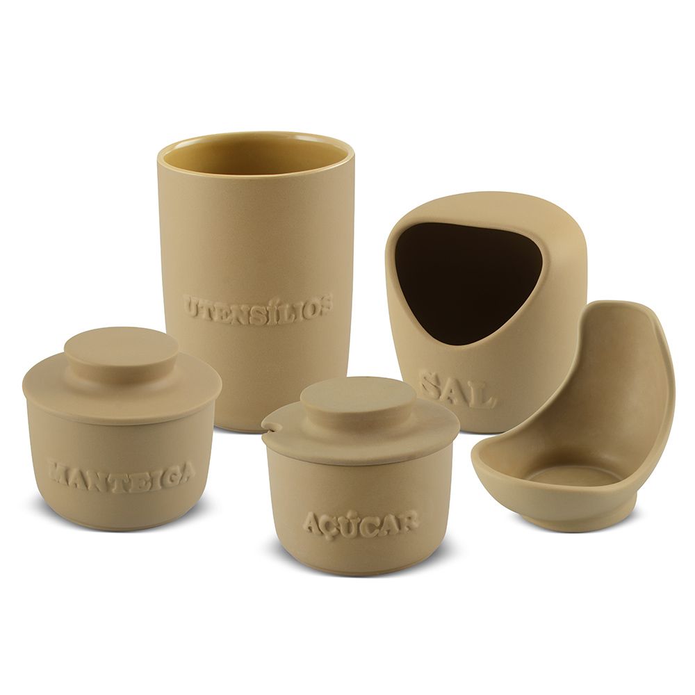 J4654 Conjunto Ceraflame Gourmet - Ocre - Imagem 1