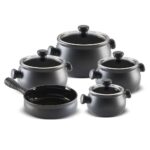 Jogo De Panelas De Cerâmica Ceraflame Premiere (Joy) 5 peças - Grafite