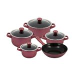 - CONJUNTO DE CACAROLAS DUO 5 PCS ROSE GOLD