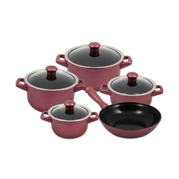 - CONJUNTO DE CACAROLAS DUO 5 PCS ROSE GOLD