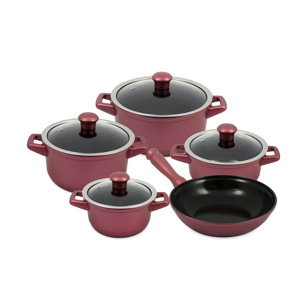 - CONJUNTO DE CACAROLAS DUO 5 PCS ROSE GOLD