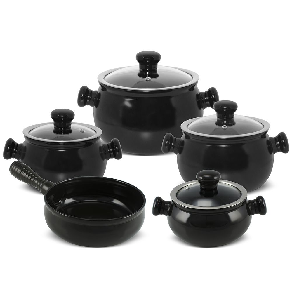 CONJUNTO PREMIERE JOY 5 PCS - PRETO