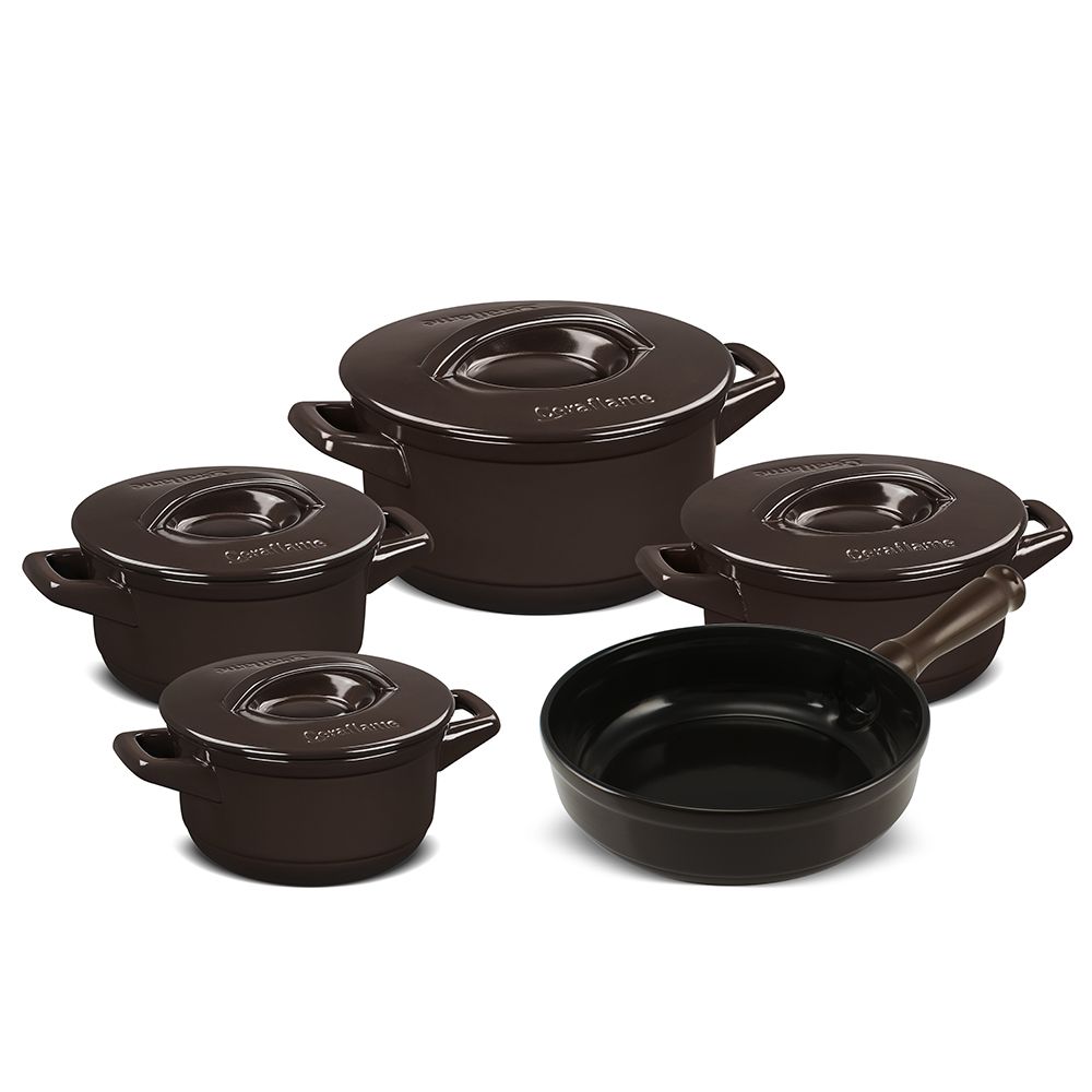 CONJUNTO DUO+ SMART 5 PCS - CHOCOLATE' CONJUNTO DUO+ SMART 5 PCS - CHOCOLATE