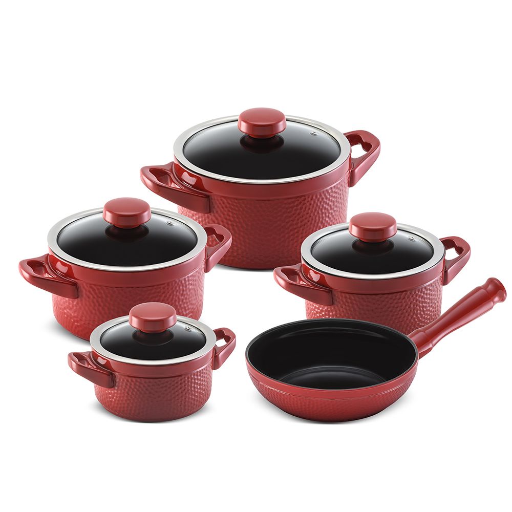 CONJUNTO MARTELADO 5 PCS POMODORO