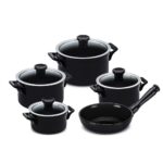 CONJUNTO CLEAR 5 PCS INDUCAO - PRETO