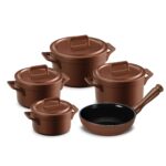 - CONJUNTO CLEAR+ 5 PCS (INDUCAO) - COBRE.