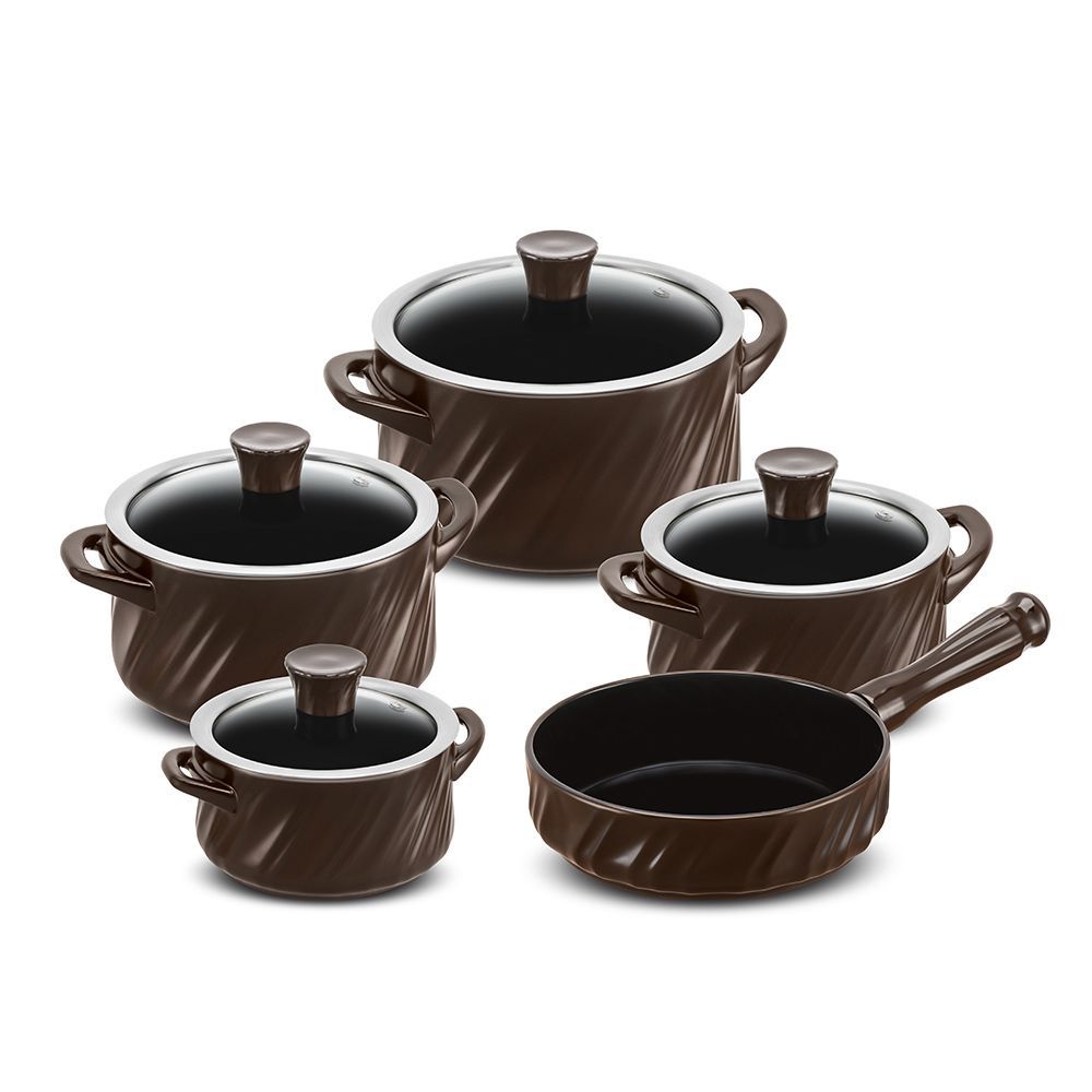 CONJUNTO TWIST 5 PCS - CHOCOLATE