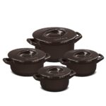 CONJUNTO DUO+ 4 PCS - CHOCOLATE