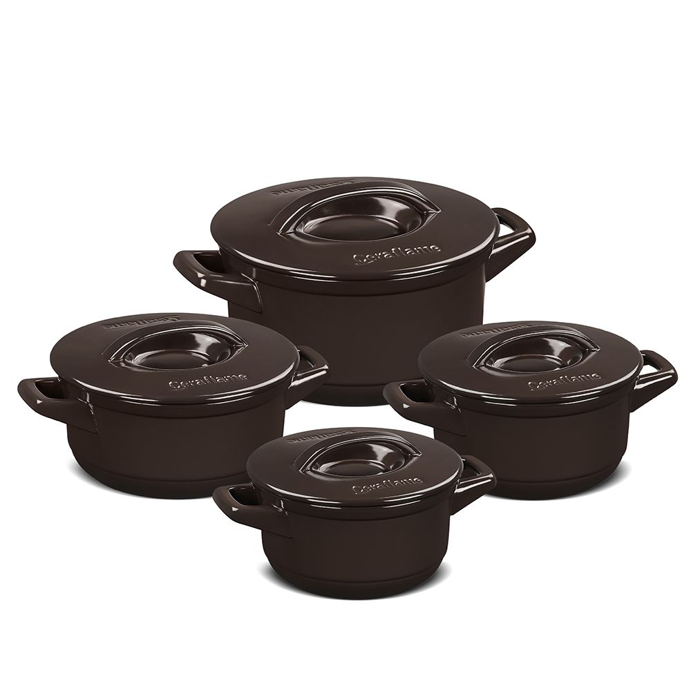 CONJUNTO DUO+ 4 PCS - CHOCOLATE