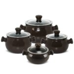 CONJUNTO PREMIERE 4 PCS - CHOCOLATE