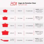 Jogo De Panelas De Cerâmica Ceraflame Clear 5 Pcs - Pomodoro - Imagem 2